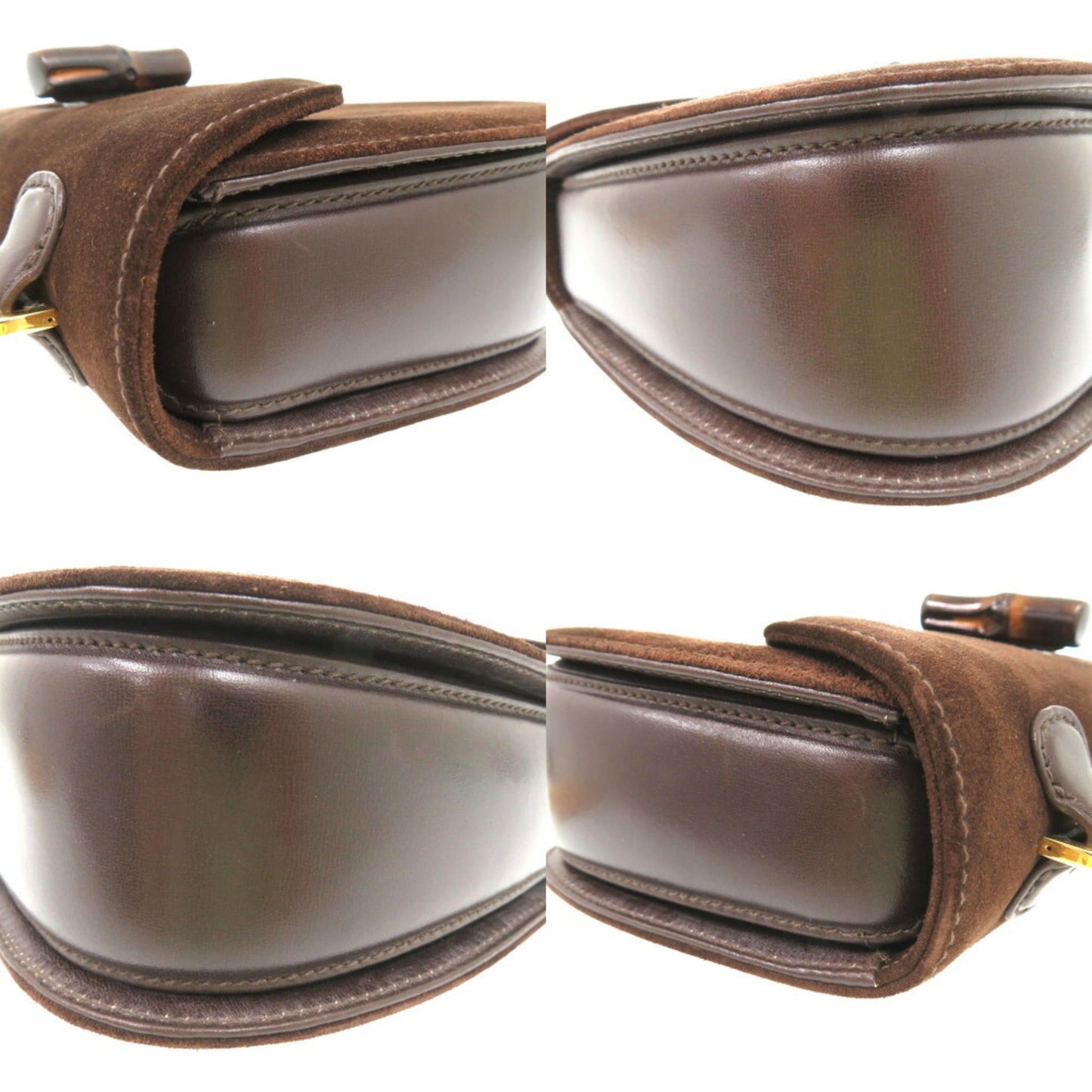 Gucci Bamboo Brown Leather Handbag