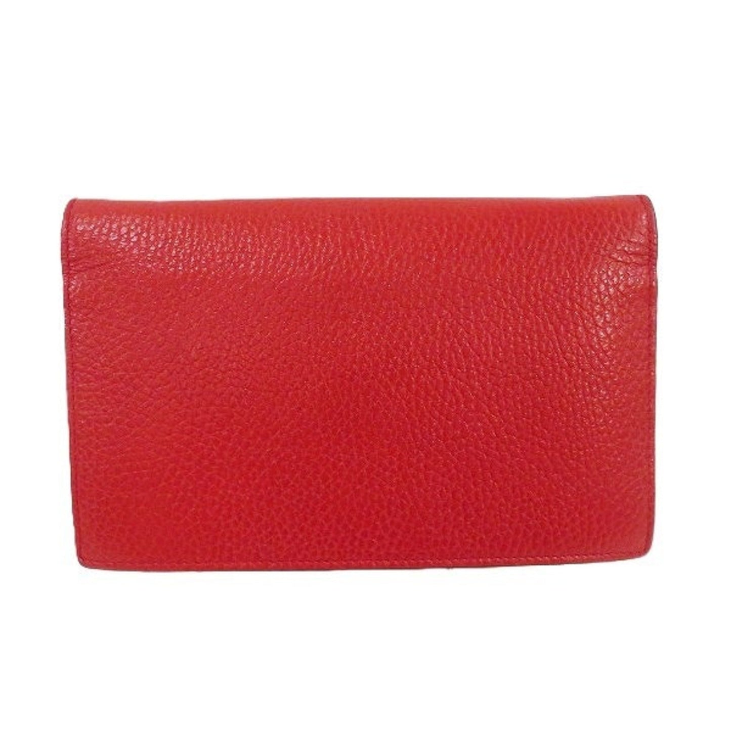 Gucci Red Color Leather Shoulder Bag