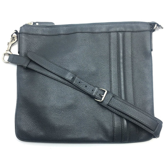 Gucci Gray Leather Shoulder Bag ()