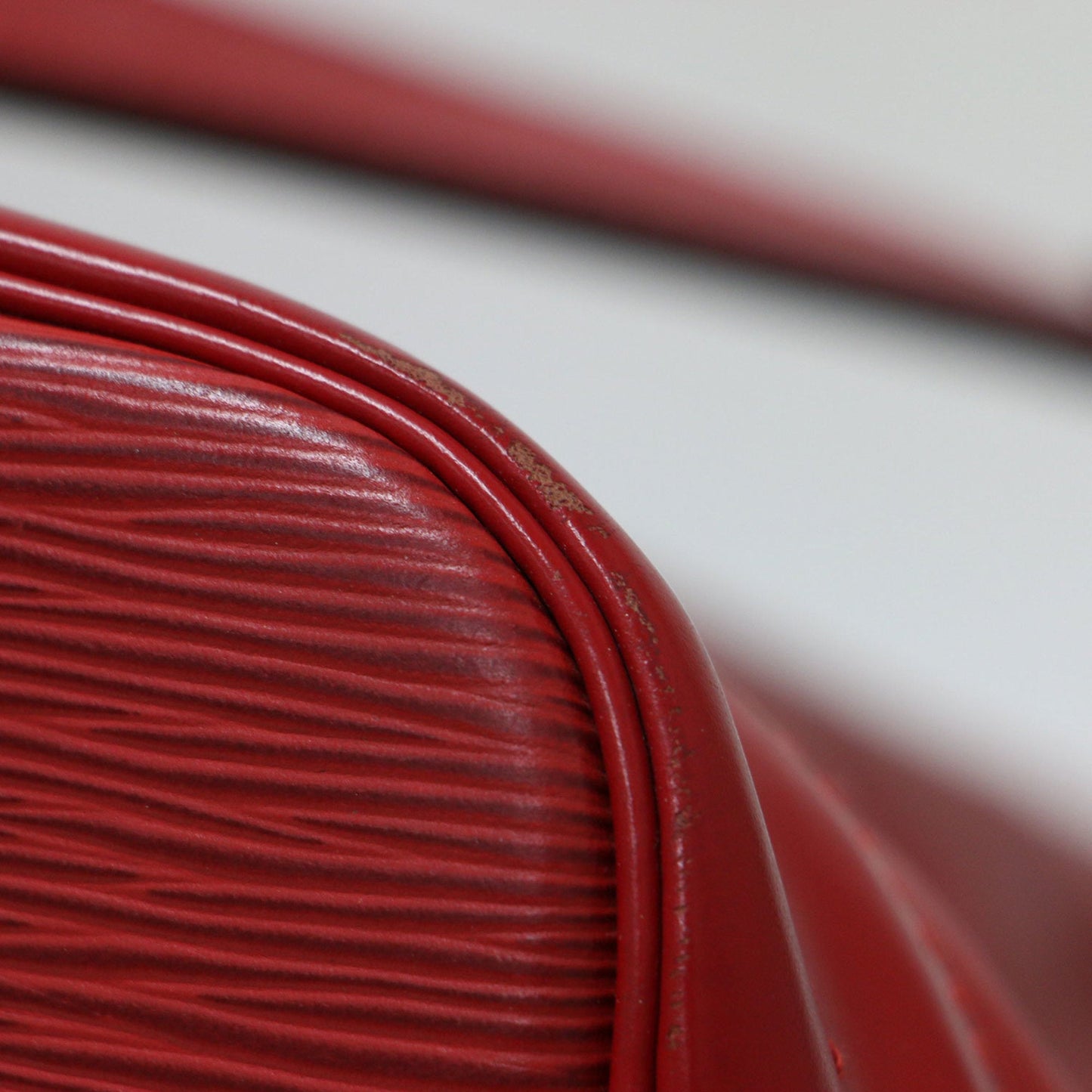 Louis Vuitton Red Color Epi Leather Shoulder Bag