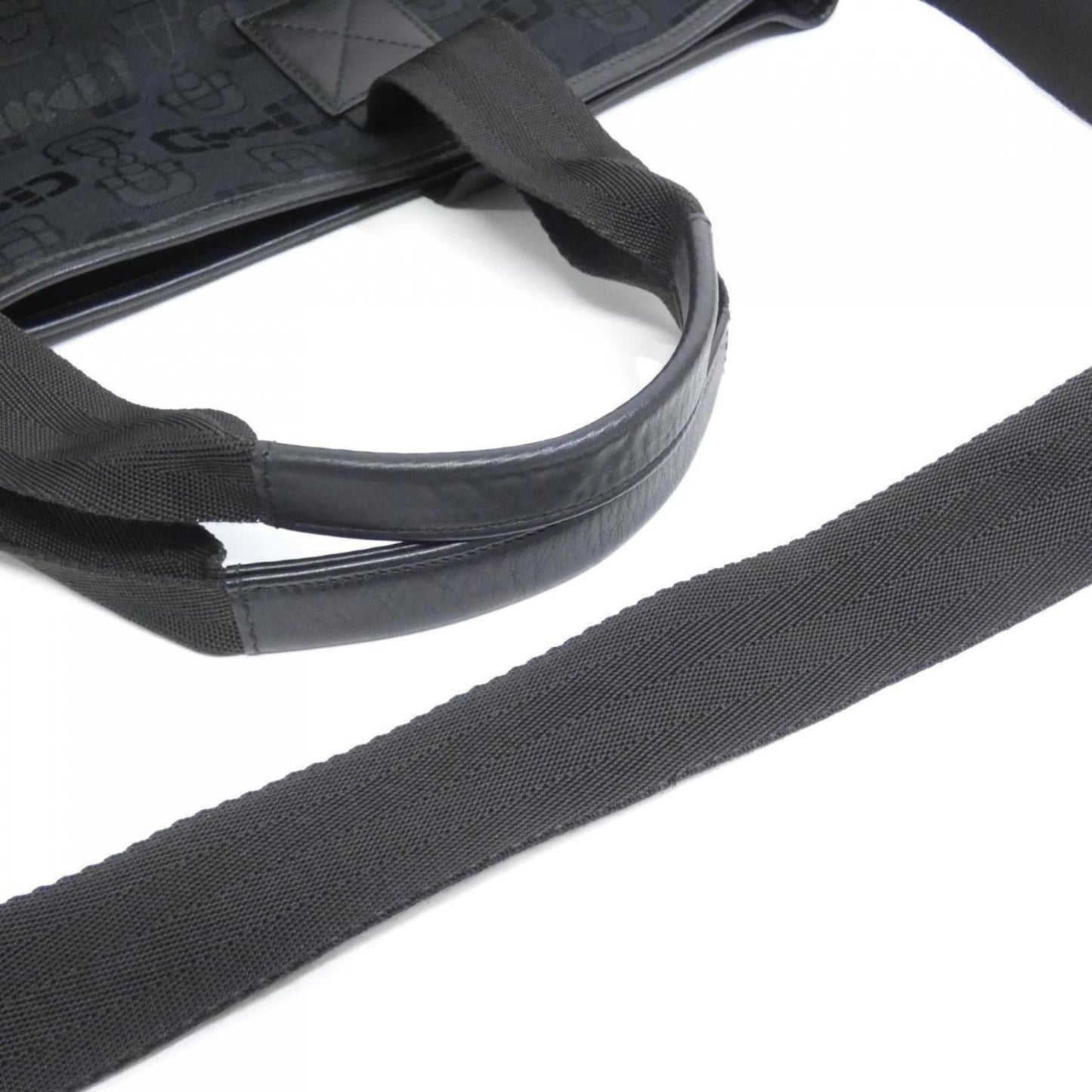Gucci Black Canvas Handbag