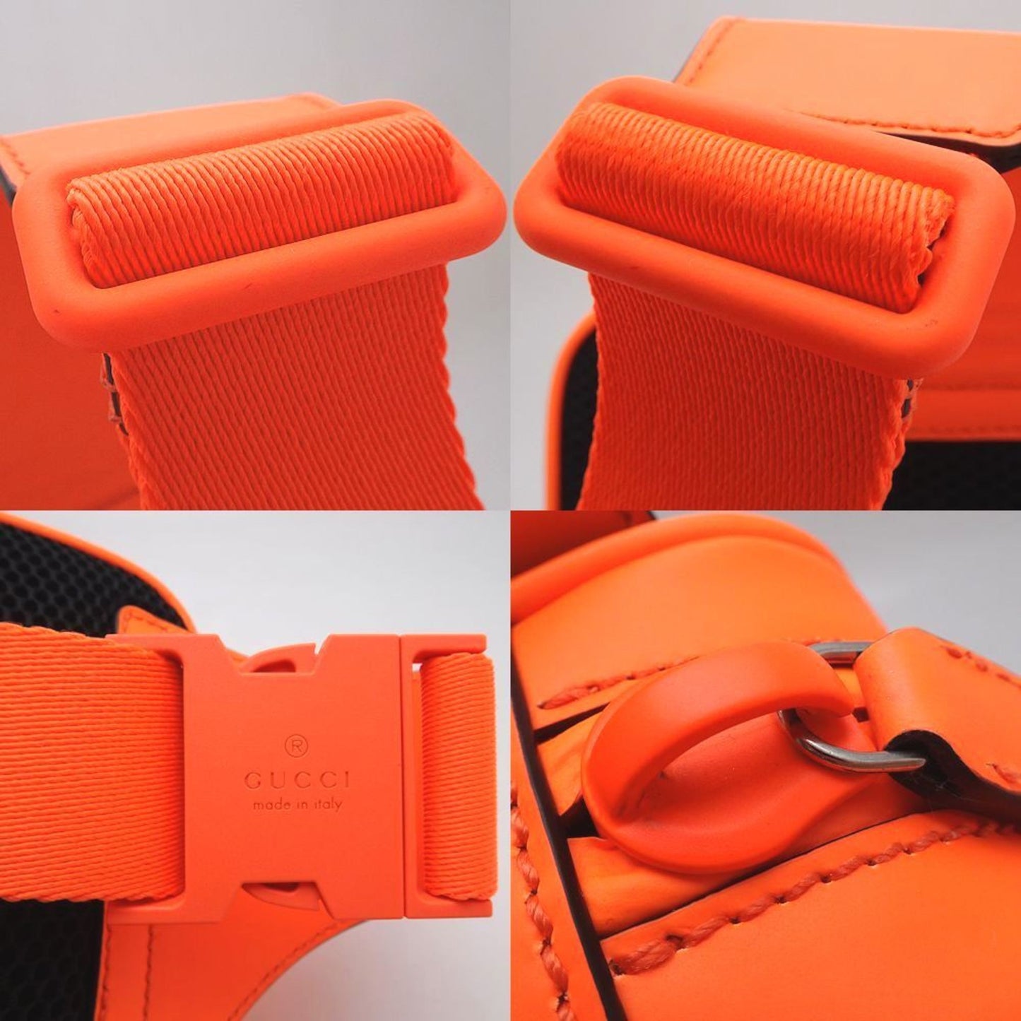 Gucci Orange Leather Fanny Pack