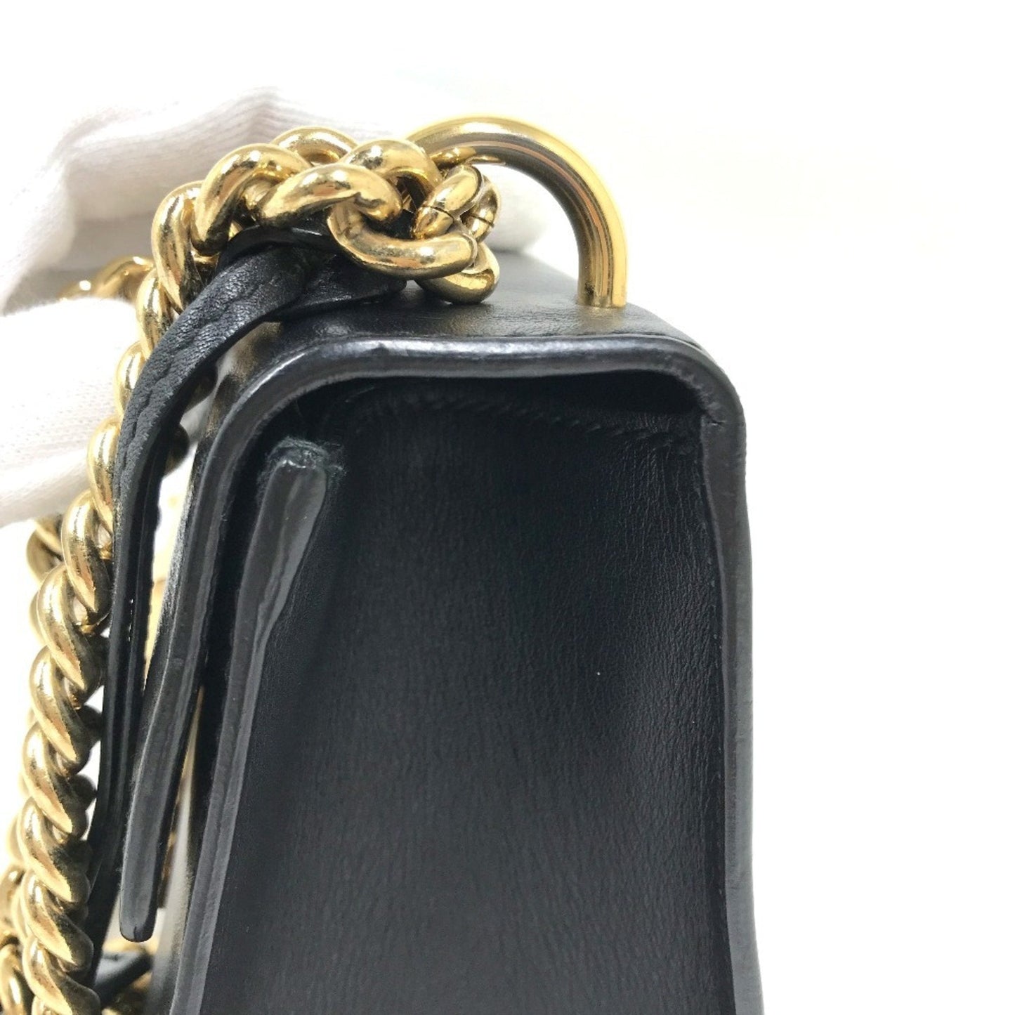 Gucci Black Leather Shoulder Bag