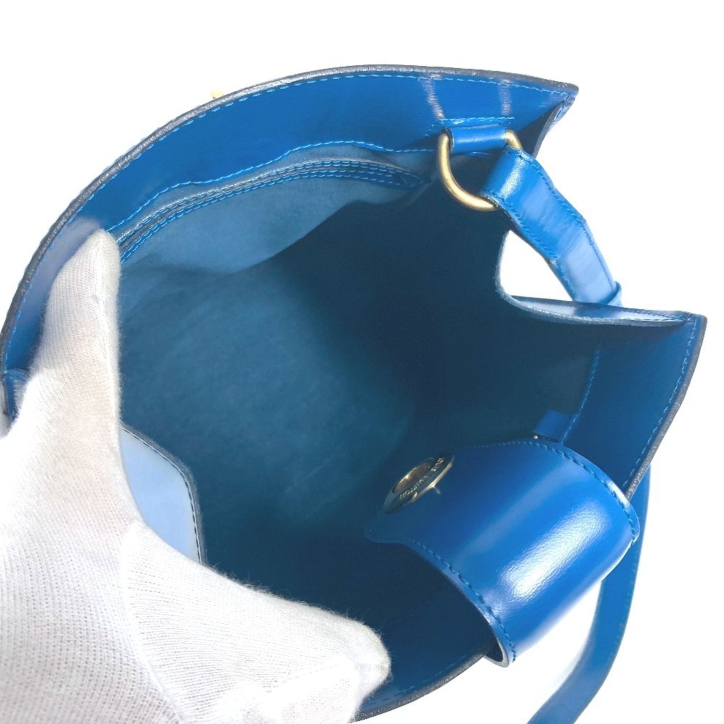 Louis Vuitton Epi Blue Toledo Blue Epi Leather Shoulder Bag