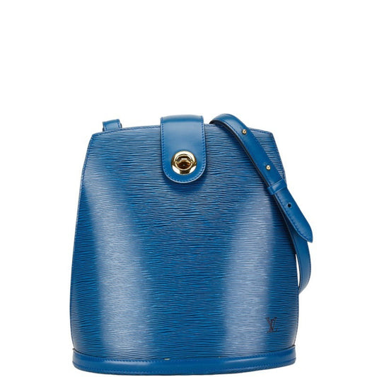 Louis Vuitton Toledo Blue Leather Shoulder Bag ()