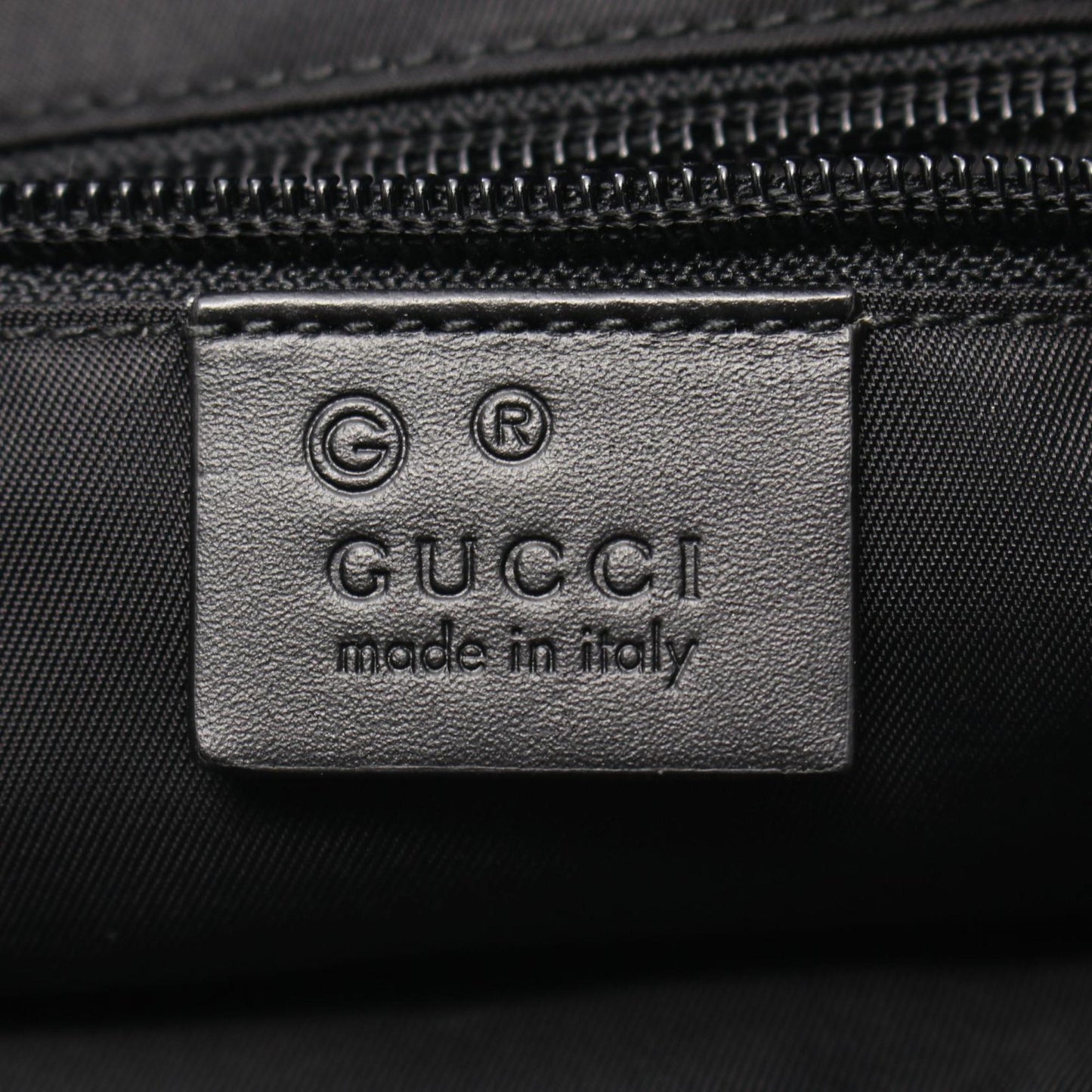 Gucci Black Green Red Color Nylon Canvas Shoulder Bag