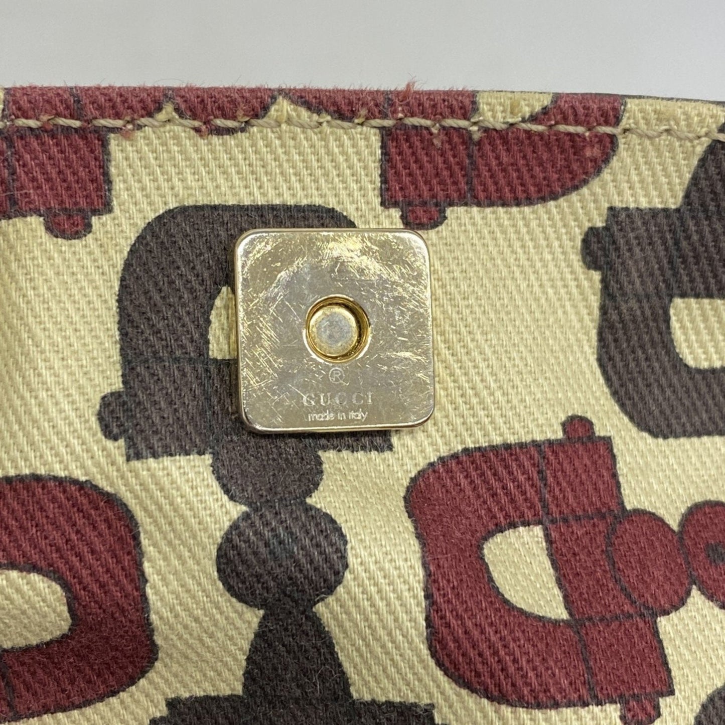 Gucci Brown Leather Tote Bag