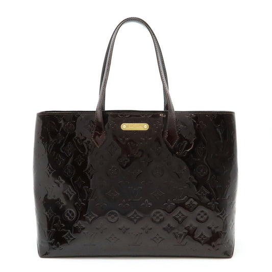 Louis Vuitton Amarante Leather Shoulder Bag Tote Bag ()