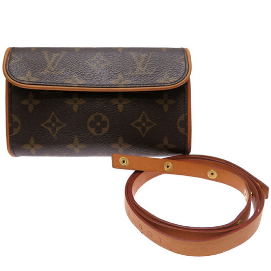 Louis Vuitton Brown Monogram Pochette Shoulder Bag ()