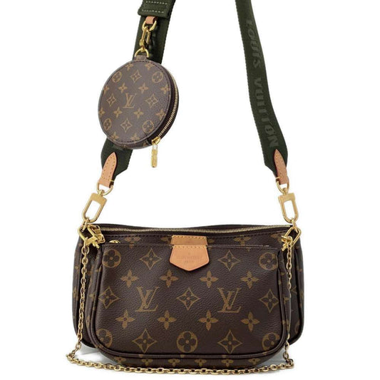 Louis Vuitton Monogram Khaki Monogram Pochette Shoulder Bag ()