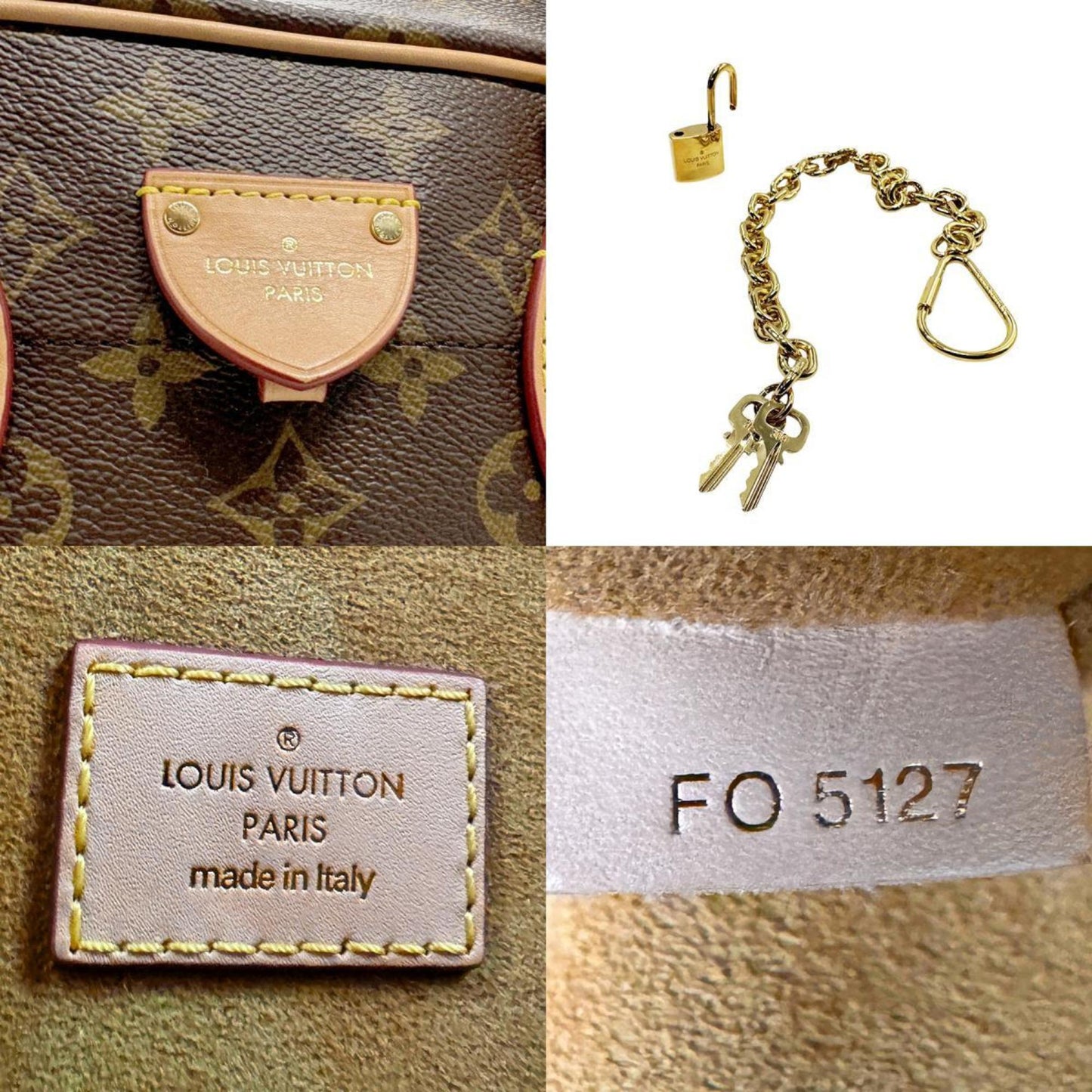 Louis Vuitton Brown Monogram Canvas Shoulder Bag