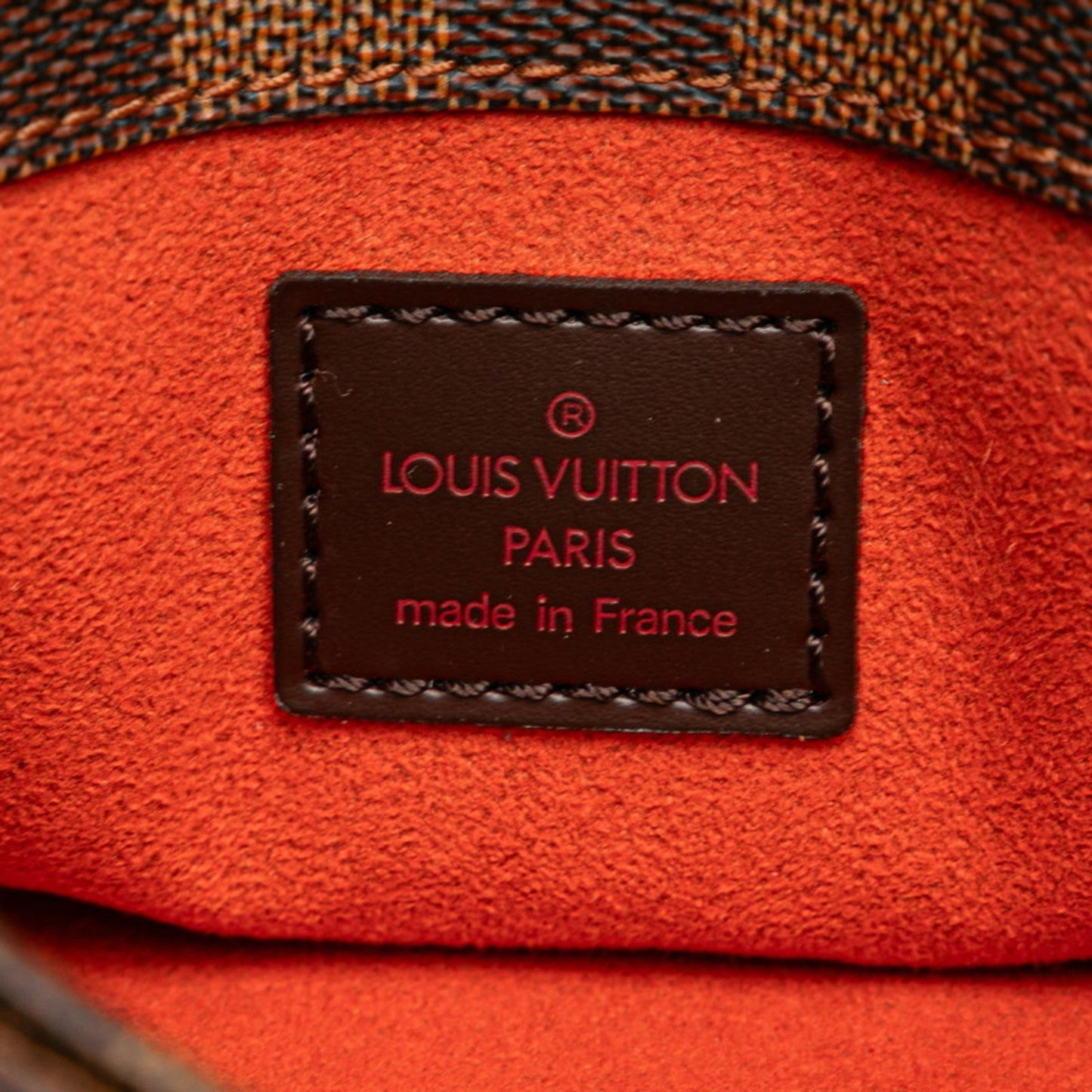 Louis Vuitton Brown Damier Canvas Pvc Leather Shoulder Bag