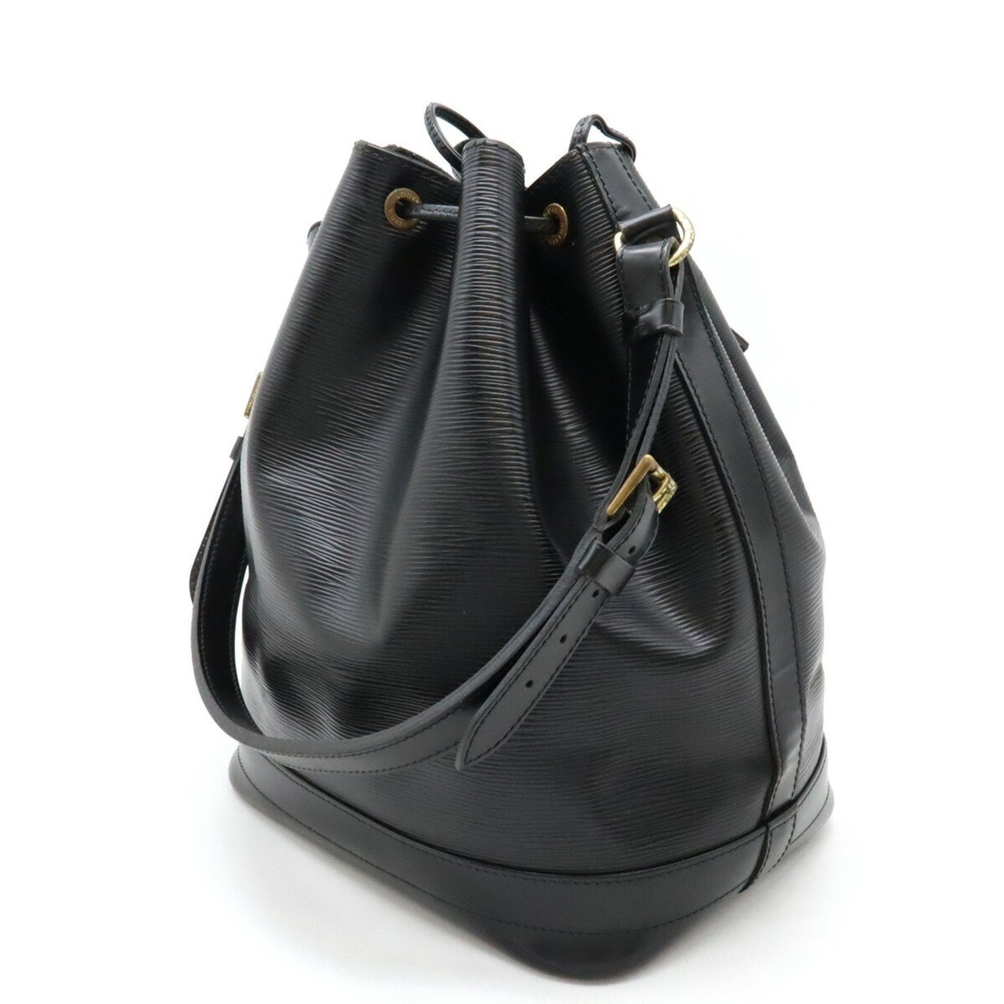 Louis Vuitton Black Noir Epi Leather Shoulder Bag