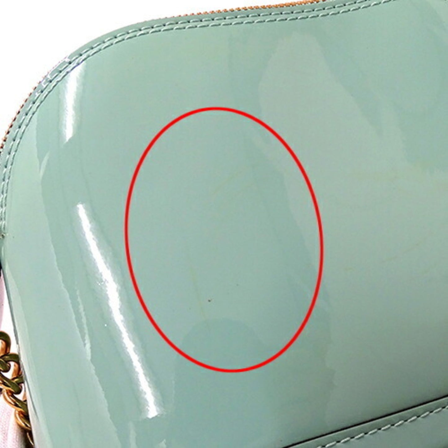 Louis Vuitton Green Monogram Vernis Shoulder Bag