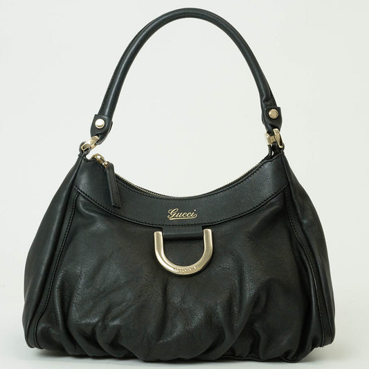 Gucci Abbey Black Leather Shoulder Bag ()