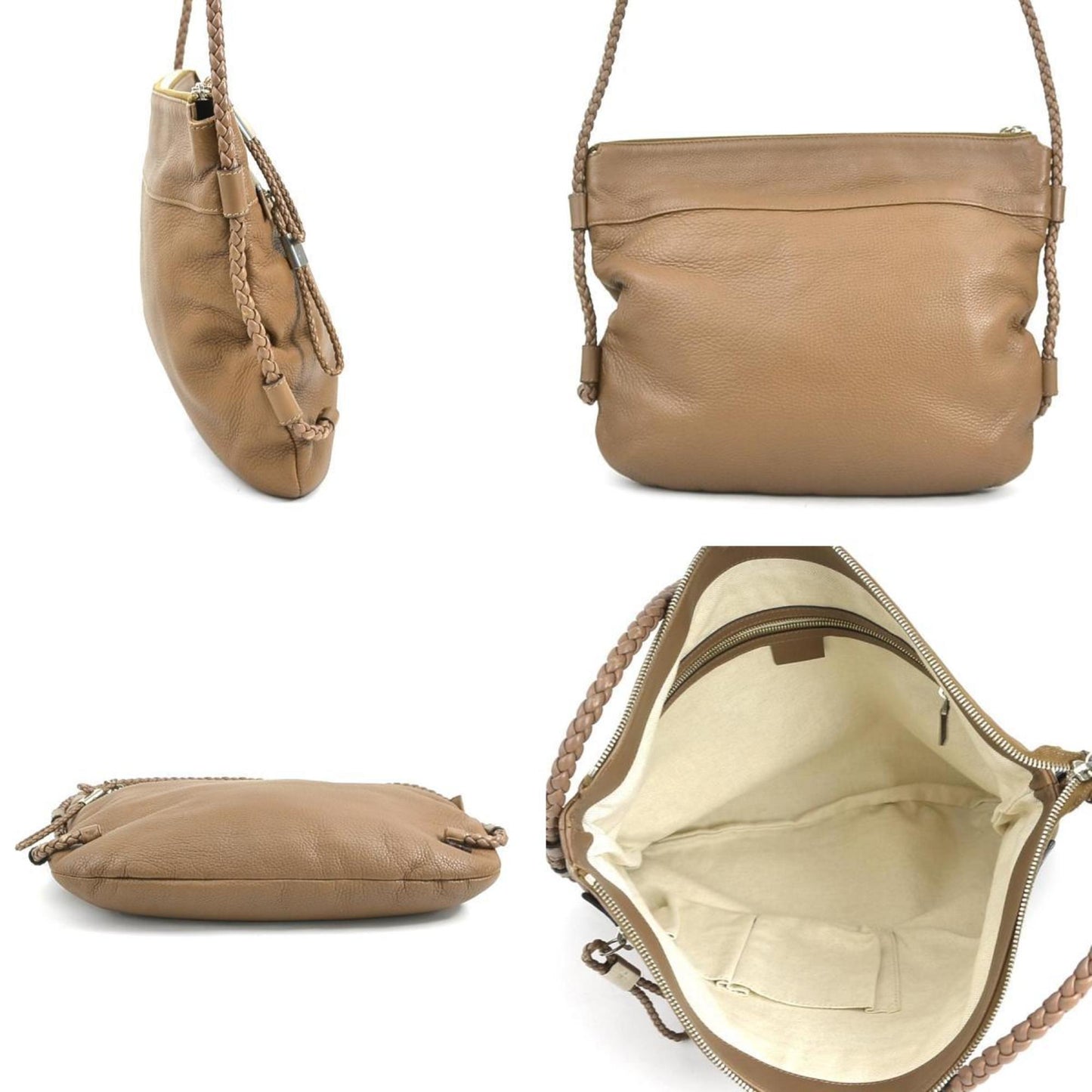 Gucci Brown Leather Shoulder Bag