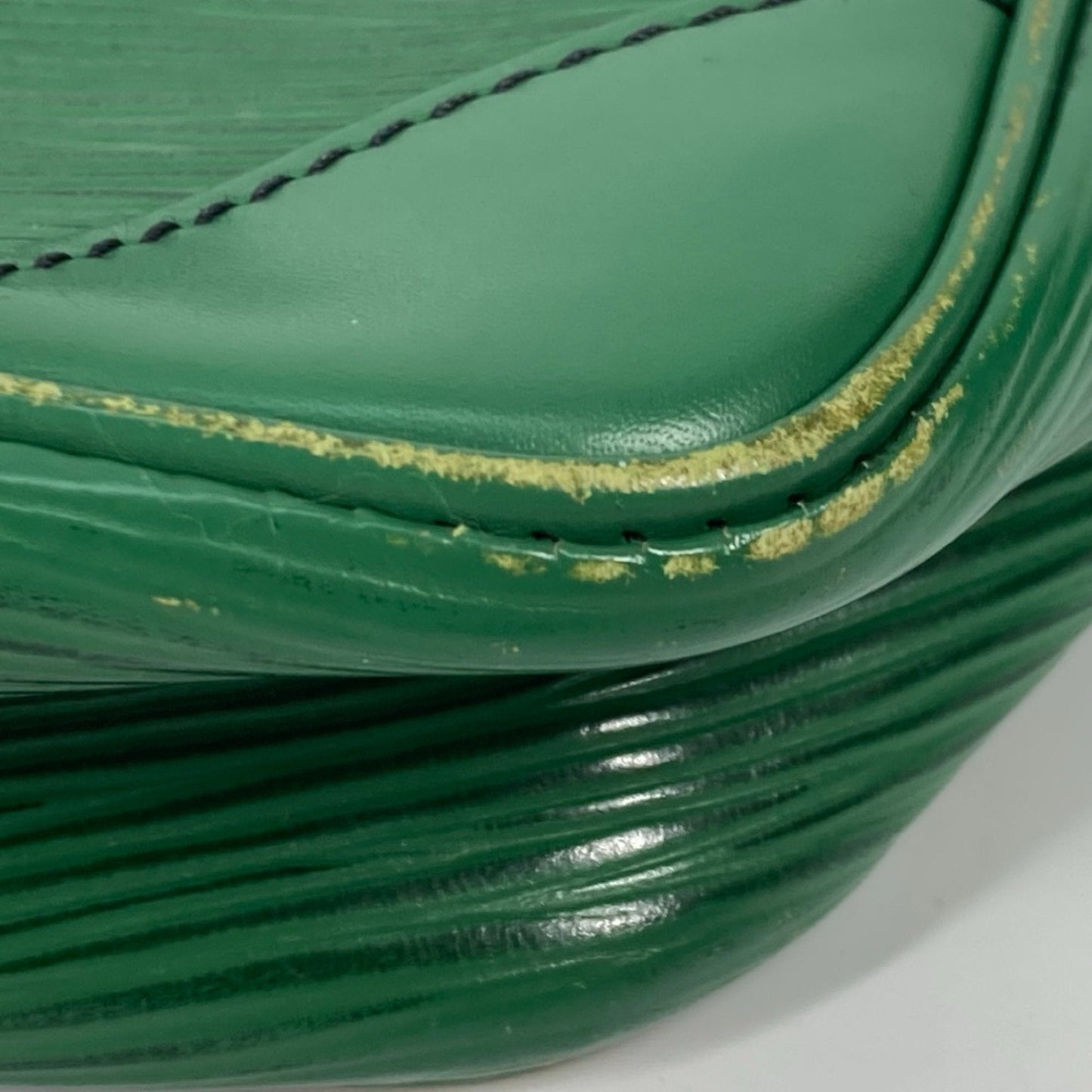 Louis Vuitton Green Leather Shoulder Bag