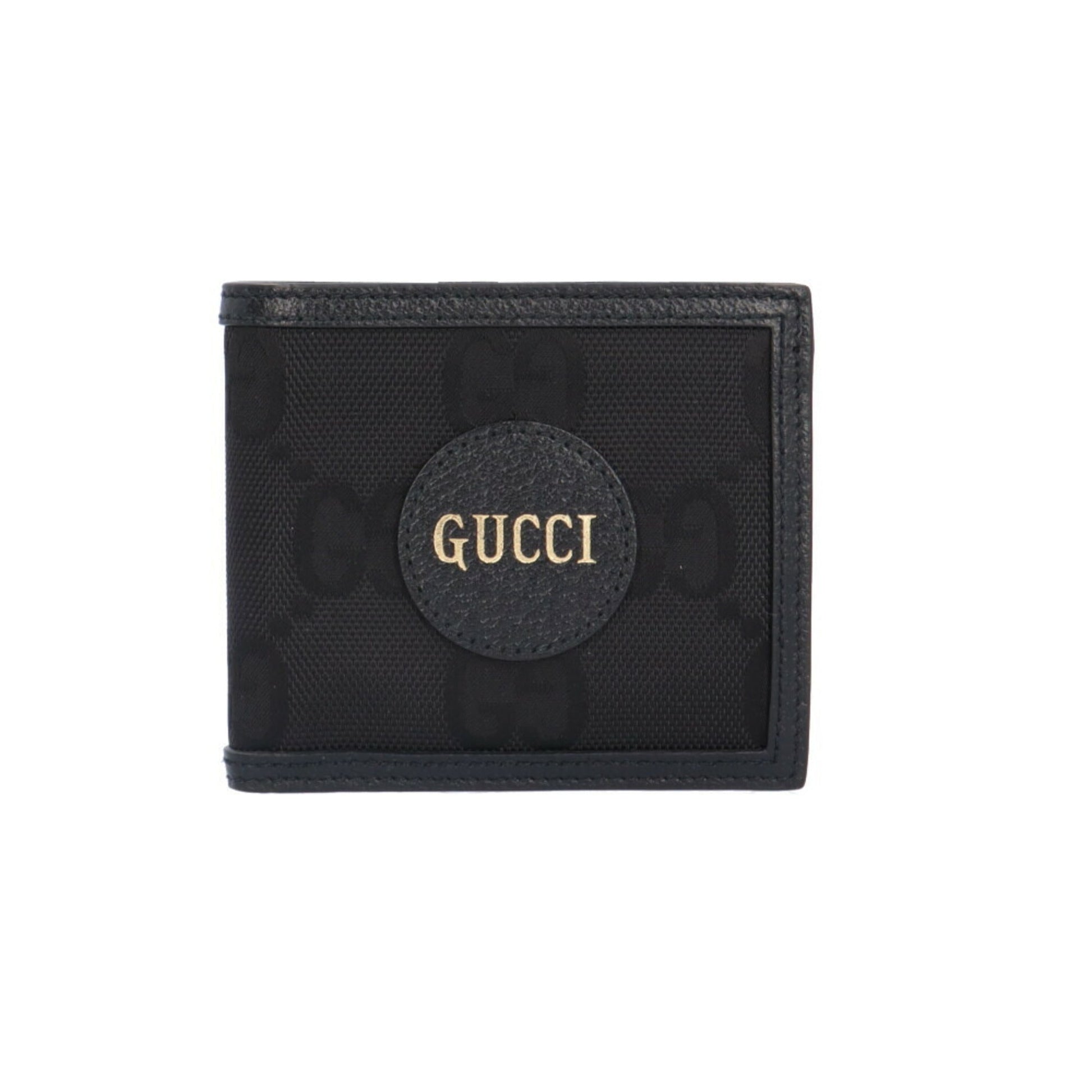 Gucci Black Leather Nylon Wallet (Bi-Fold) ()