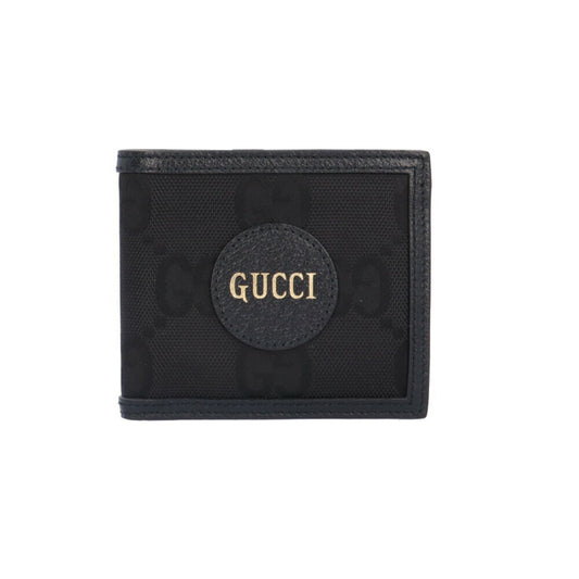 Gucci Black Leather Nylon Wallet (Bi-Fold) ()