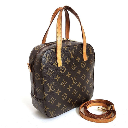 Louis Vuitton Brown Monogram Handbag Shoulder Bag ()