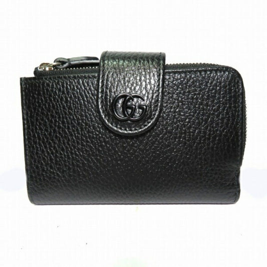 Gucci Black Leather Wallet (Bi-Fold) ()