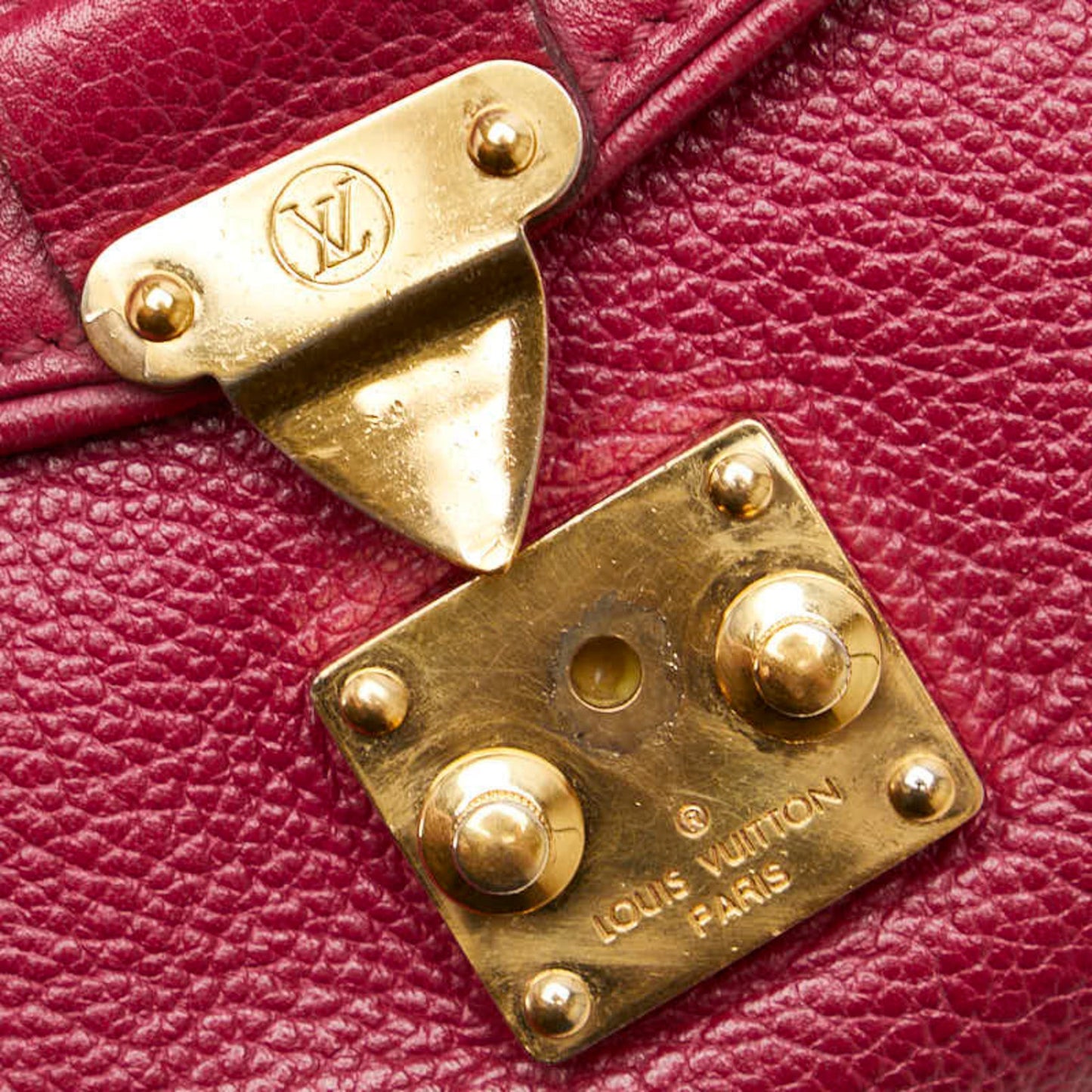 Louis Vuitton Grape Purple Leather Shoulder Bag