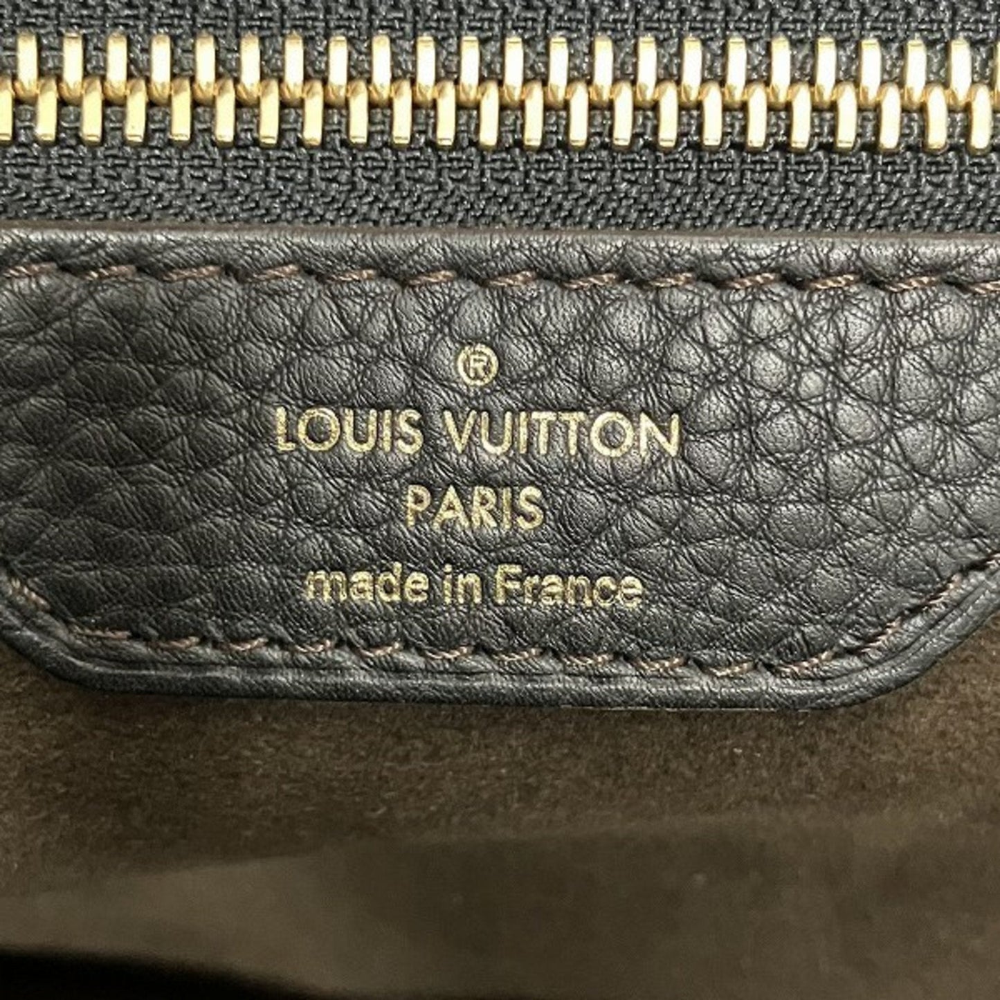 Louis Vuitton Mahina Noir Mahina Leather Handbag Shoulder Bag