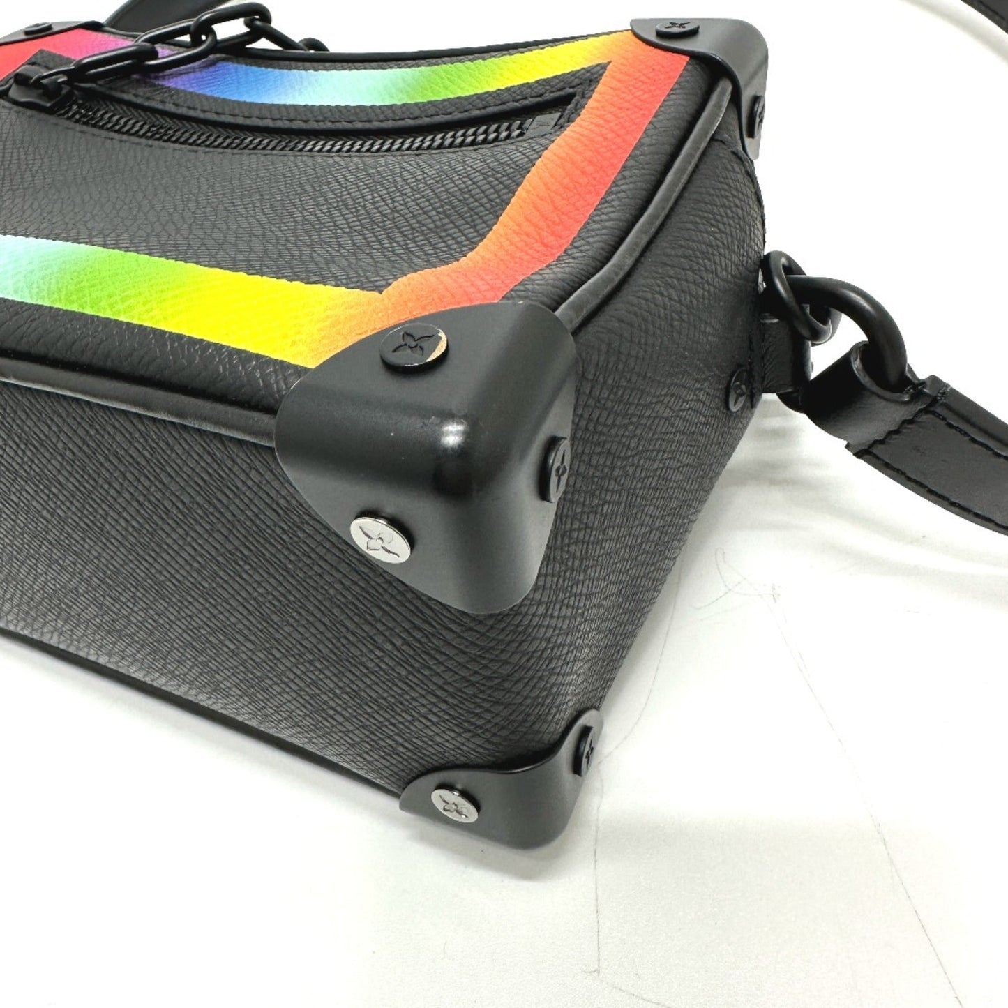 Louis Vuitton Black Leather Shoulder Bag
