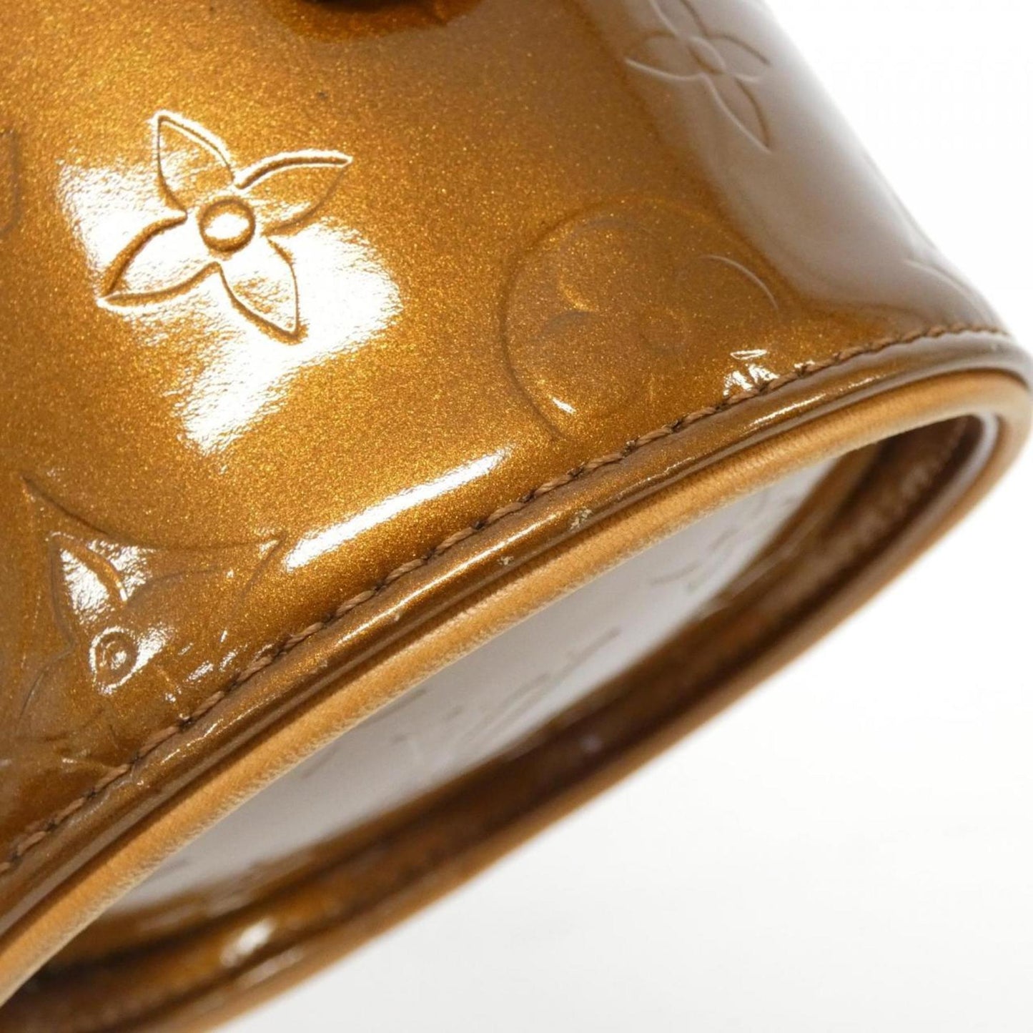 Louis Vuitton Bronze Leather Shoulder Bag