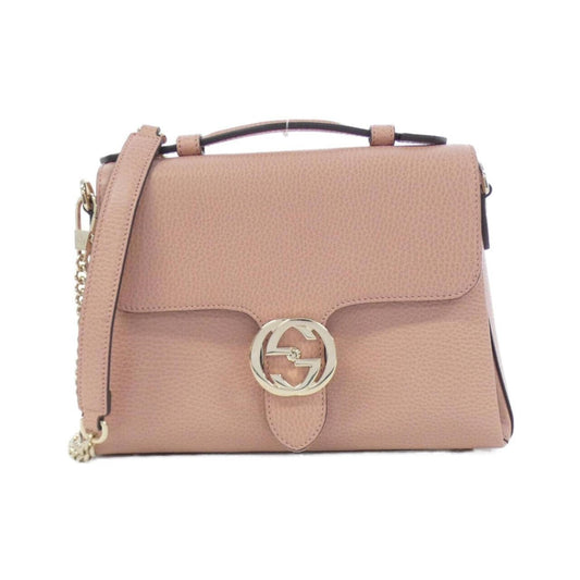 Gucci Pink Leather Handbag ()