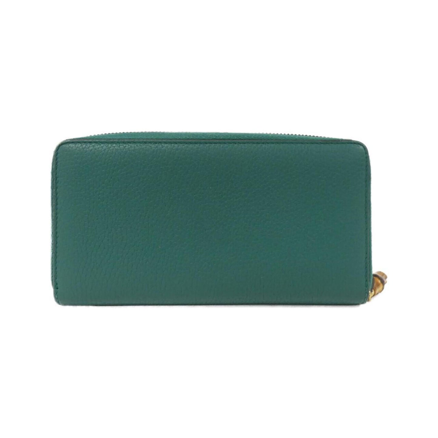 Gucci Emerald Green Leather Long Wallet (Bi-Fold)