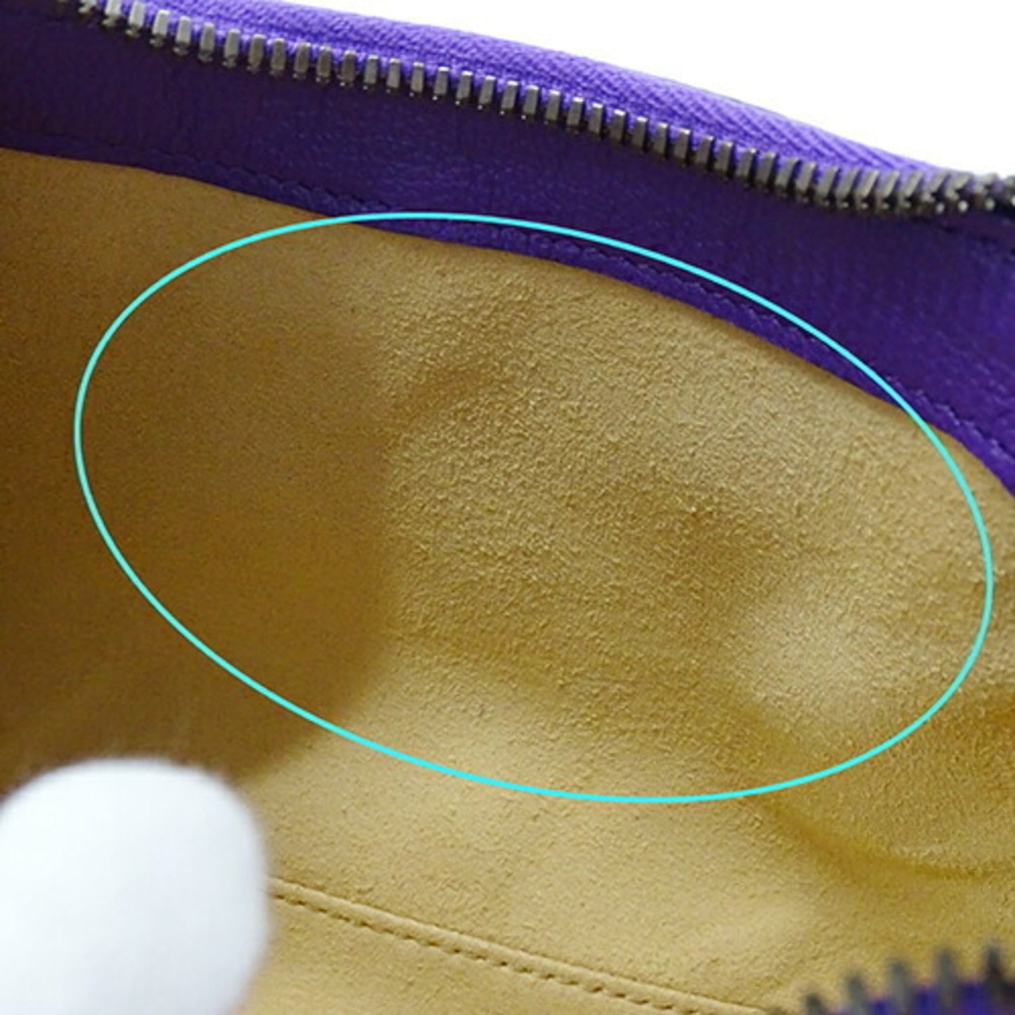 Gucci Purple Leather Shoulder Bag