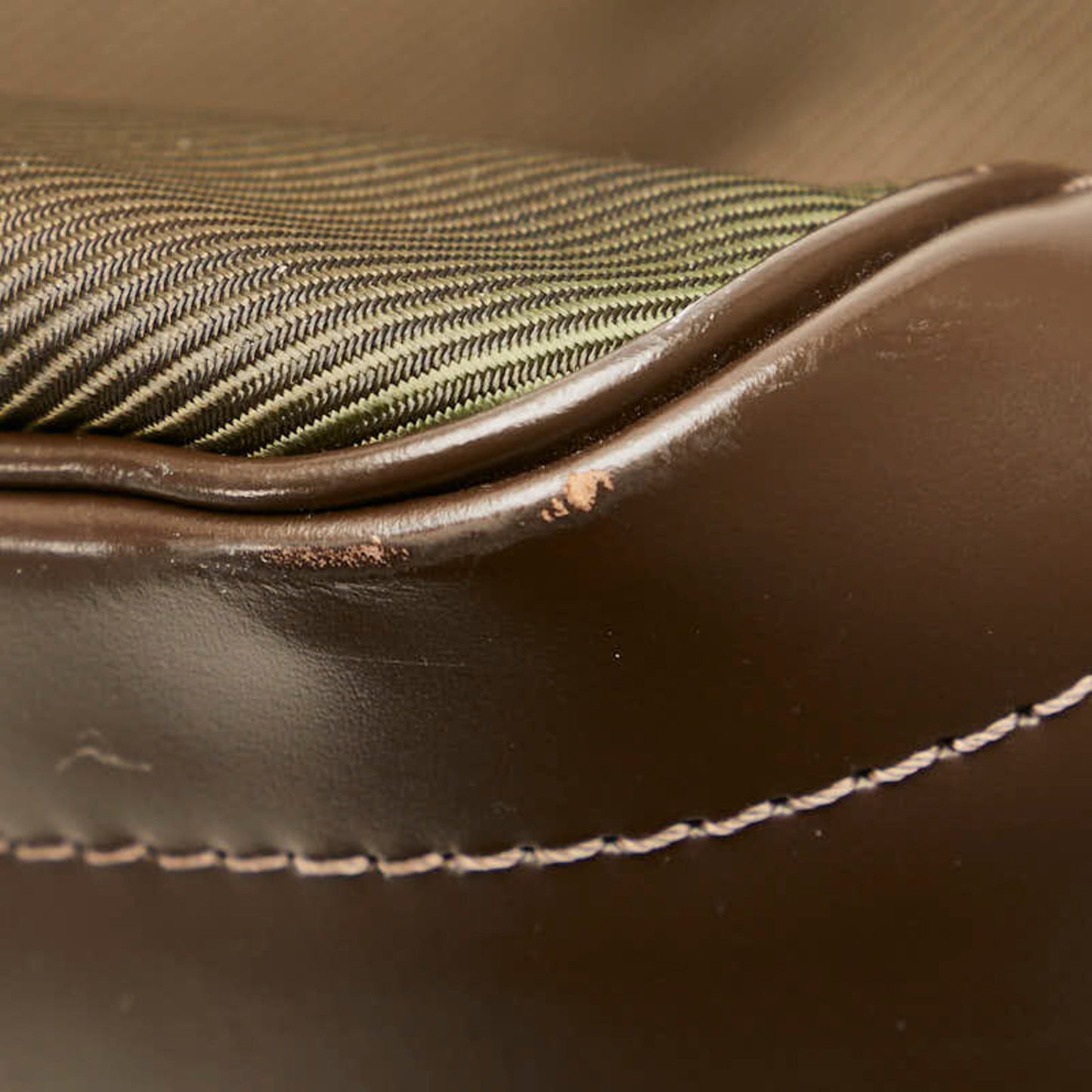 Louis Vuitton Acajou Brown Leather Shoulder Bag