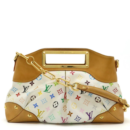 Louis Vuitton Monogram Multicolore Blanc Pvc Handbag Shoulder Bag ()