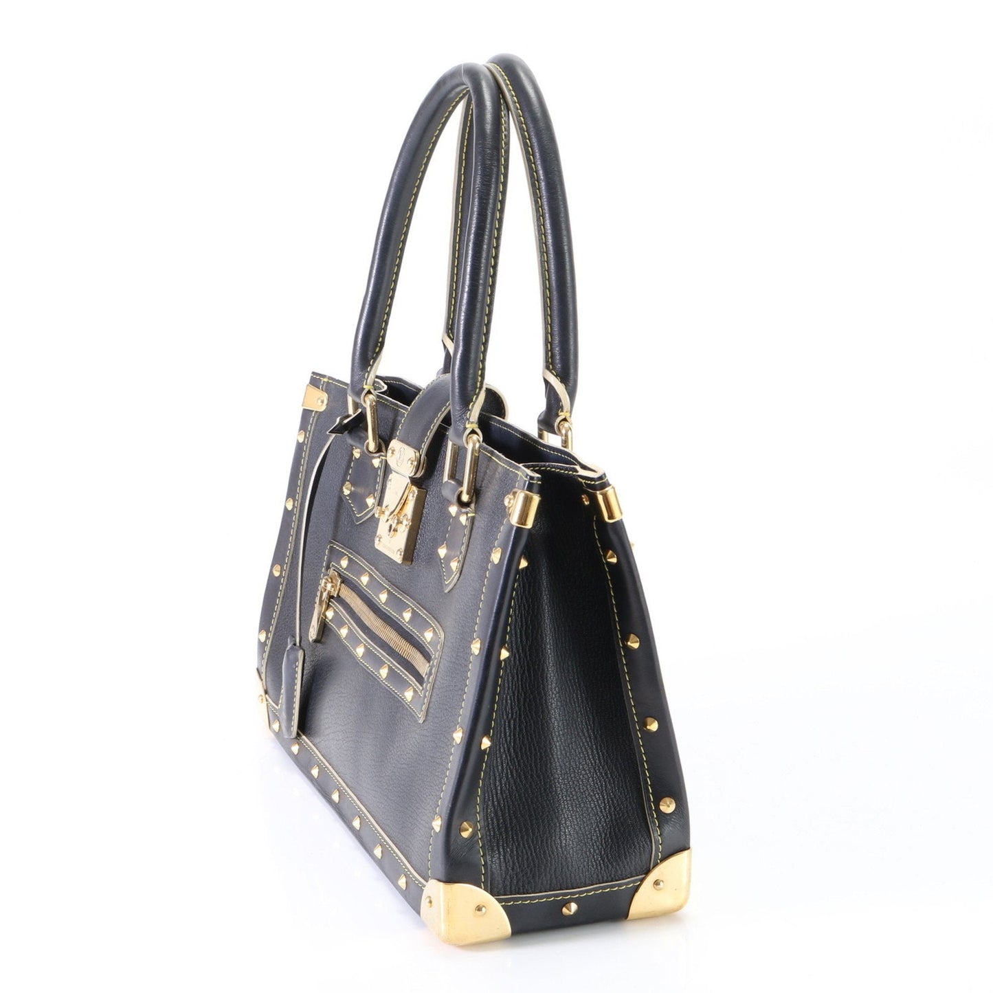 Louis Vuitton Noir Leather Shoulder Bag
