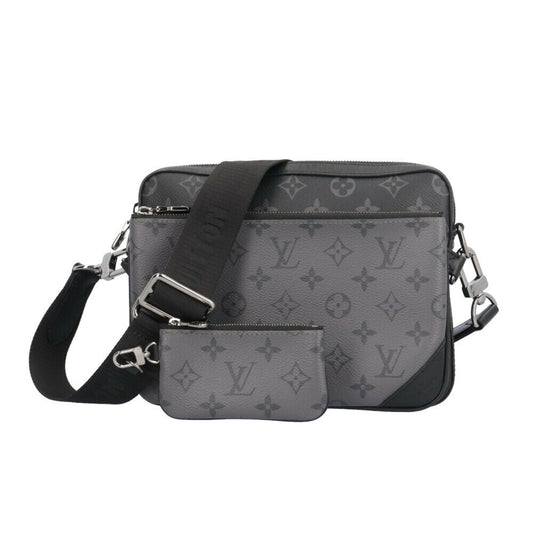 Louis Vuitton Black Gray Monogram Eclipse Monogram Eclipse Shoulder Bag