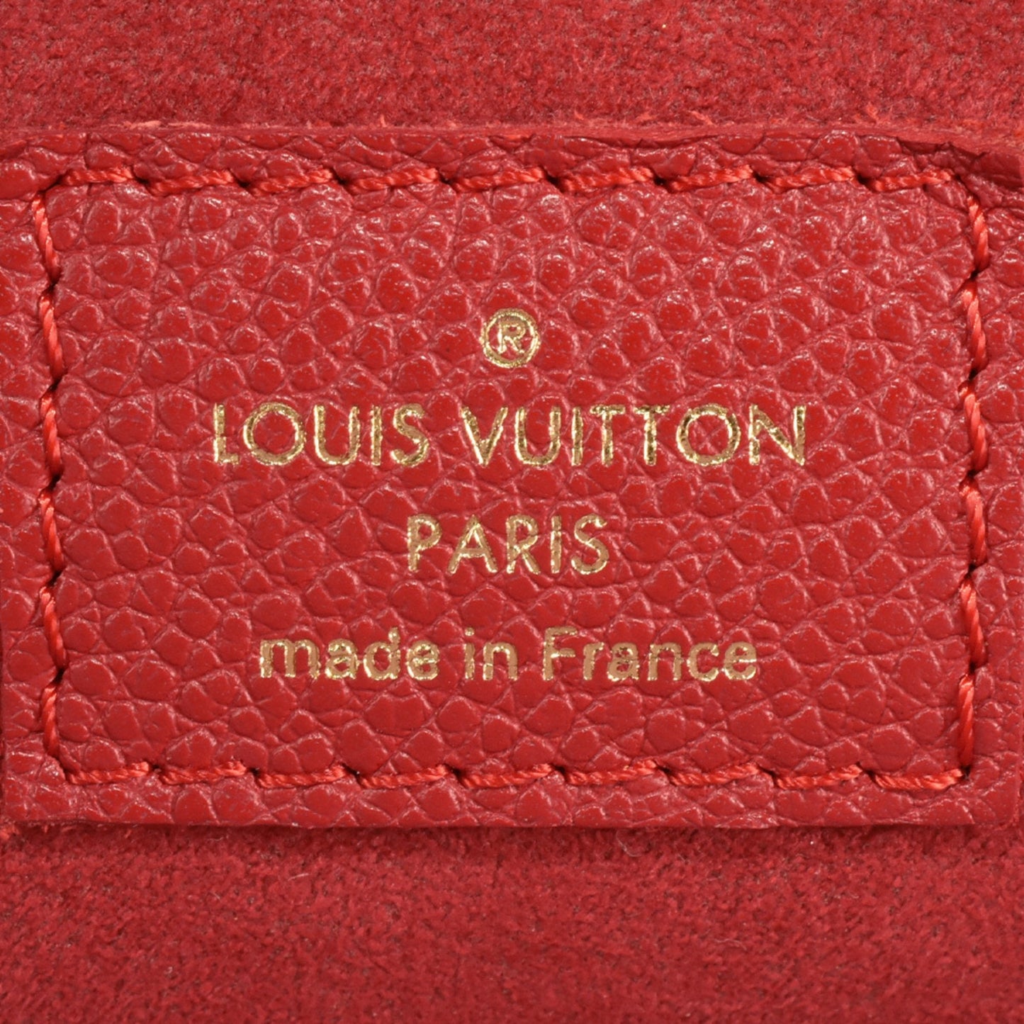 Louis Vuitton Red Color Monogram Empreinte Shoulder Bag