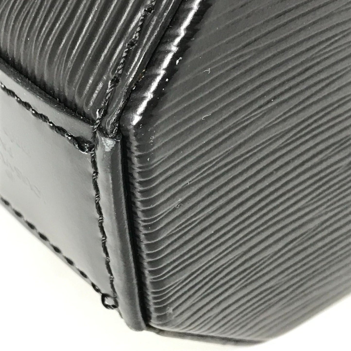 Louis Vuitton Black Leather Shoulder Bag