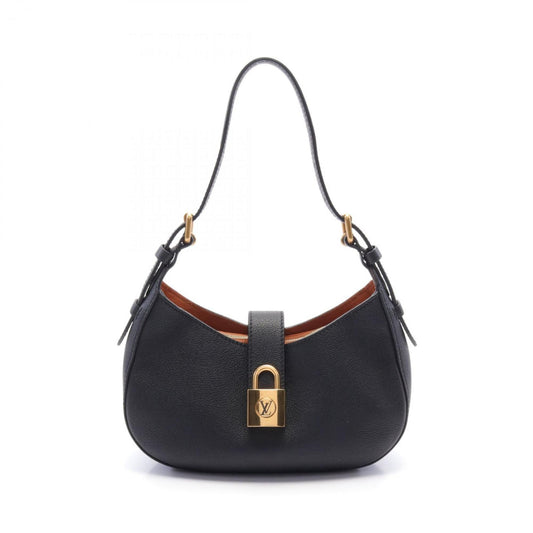 Louis Vuitton Black Noir Leather Shoulder Bag ()