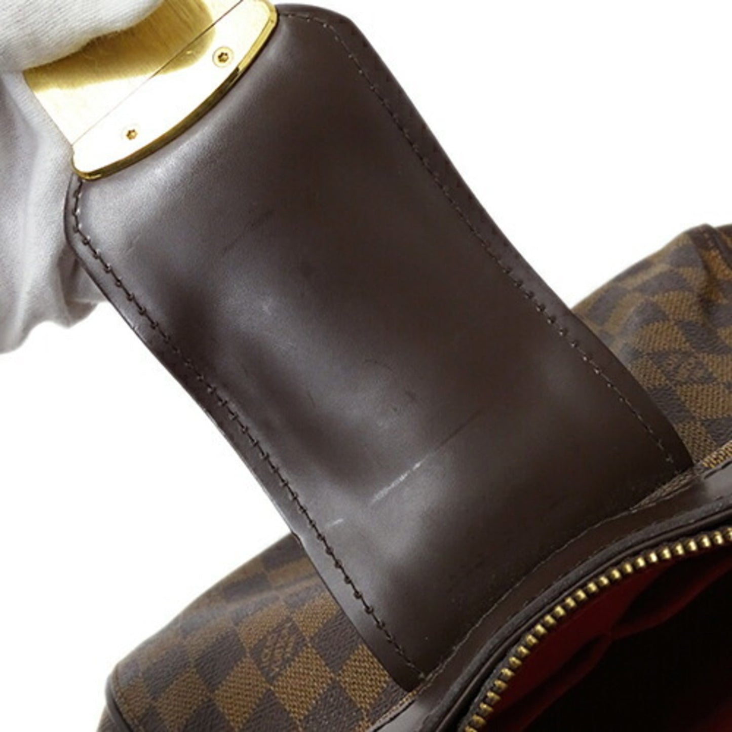 Louis Vuitton Damier Damier Canvas Ebene Damier Canvas Shoulder Bag