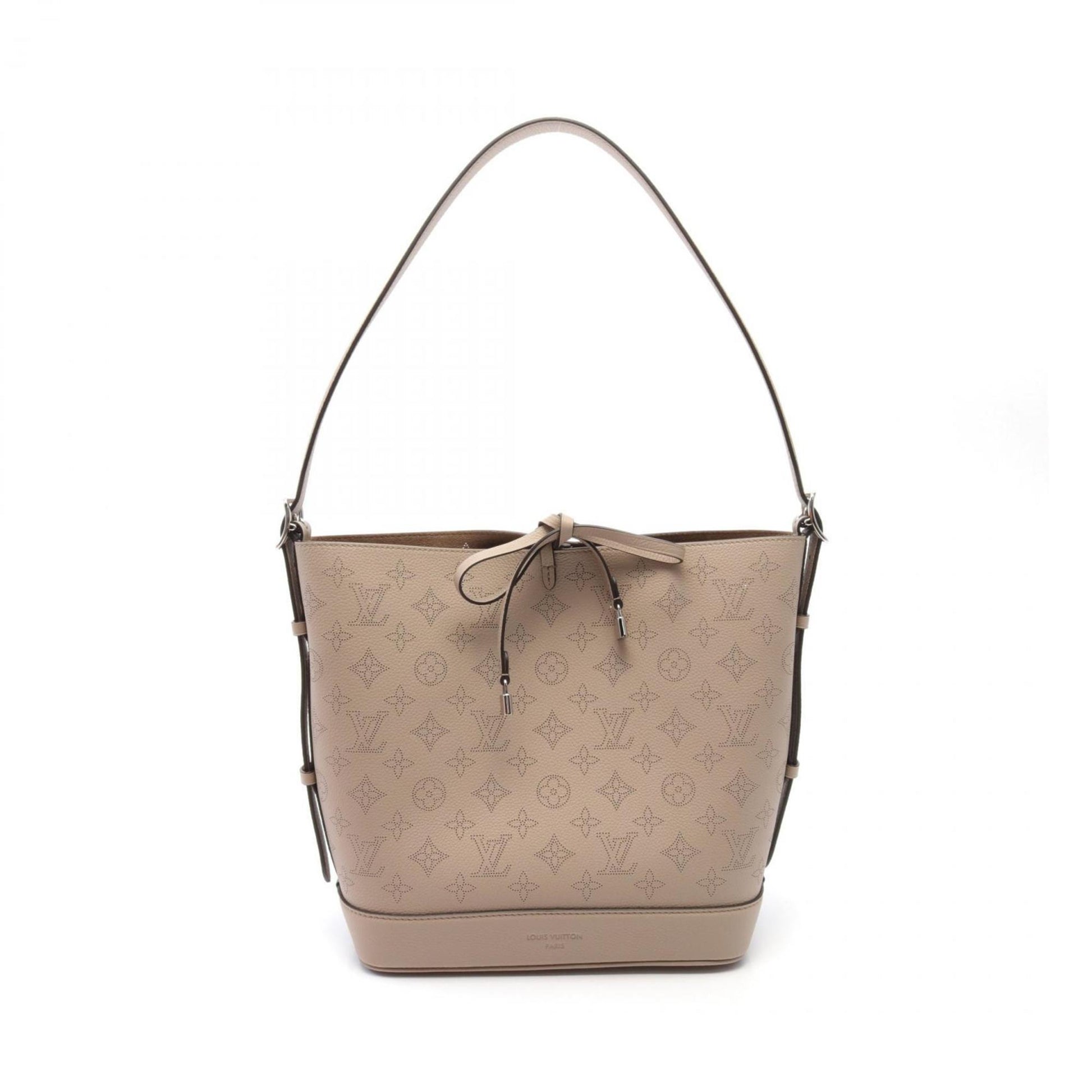 Louis Vuitton Beige Mahina Leather Shoulder Bag ()