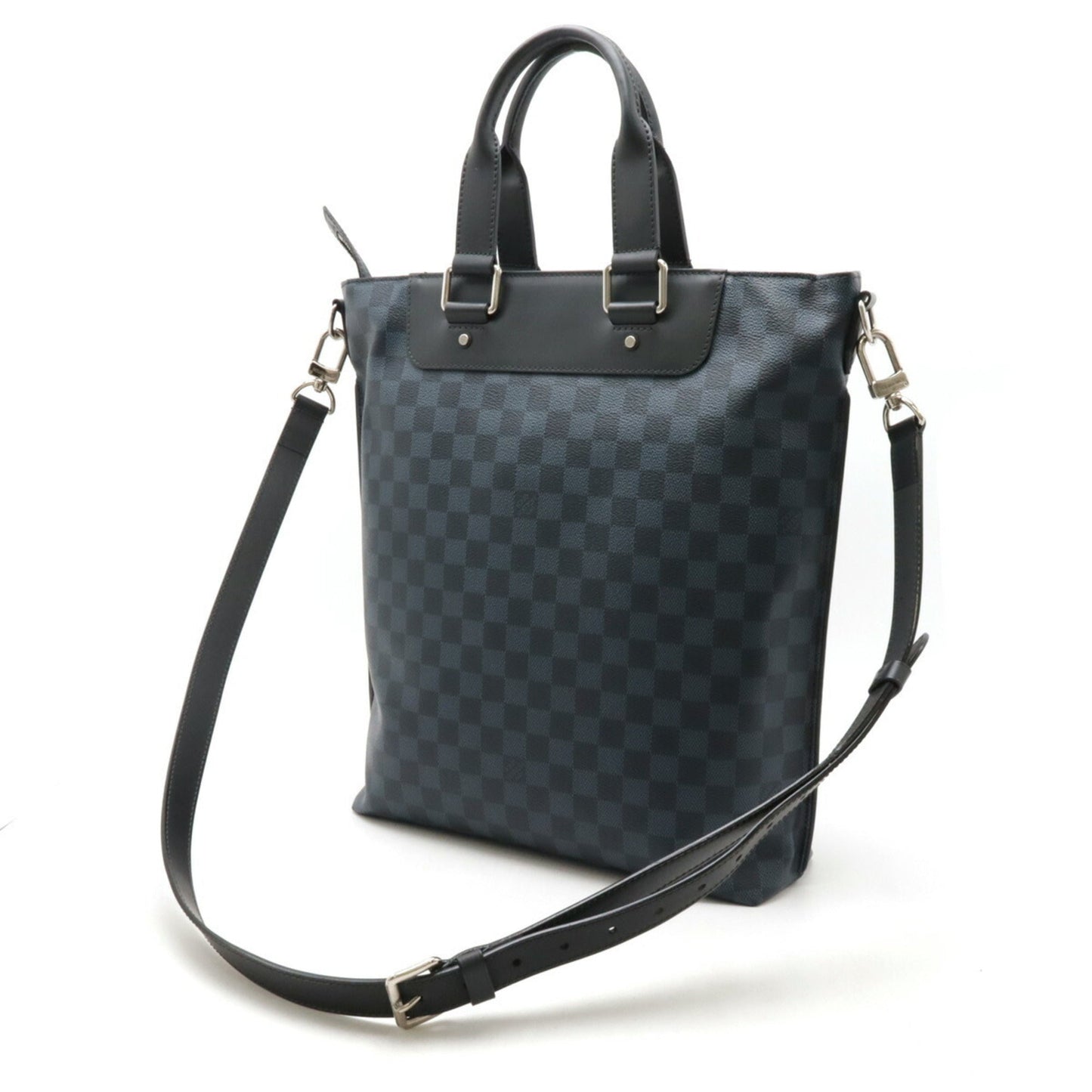 Louis Vuitton Black Pvc Shoulder Bag Tote Bag