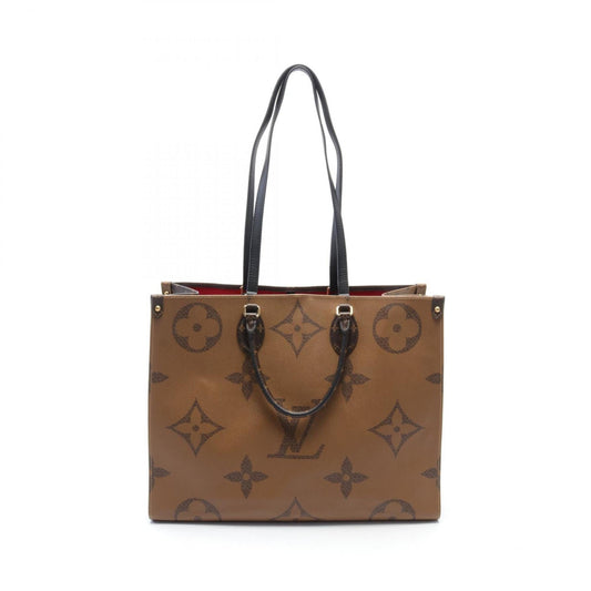 Louis Vuitton Brown Monogram Leather Shoulder Bag ()