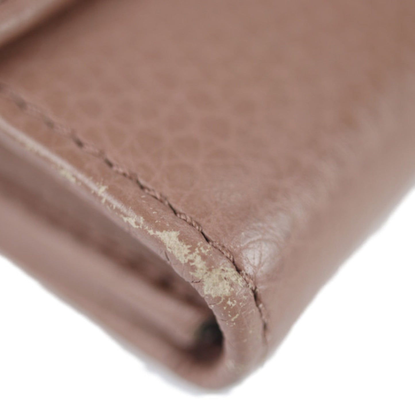 Gucci Gucci Swing Brown Pink Leather Long Wallet (Bi-Fold)