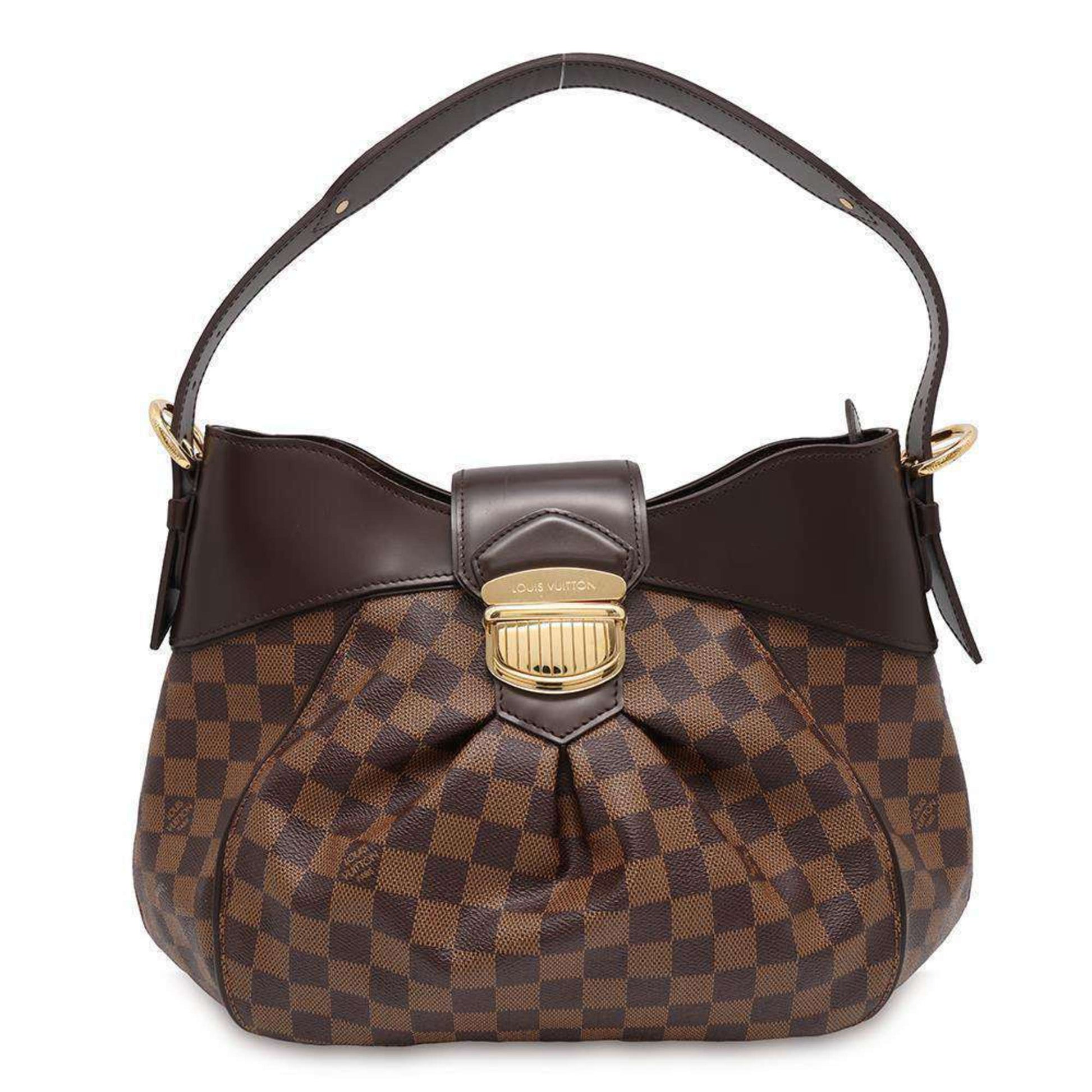 Louis Vuitton Damier Damier Canvas Ebene Red Color Damier Canvas Shoulder Bag ()