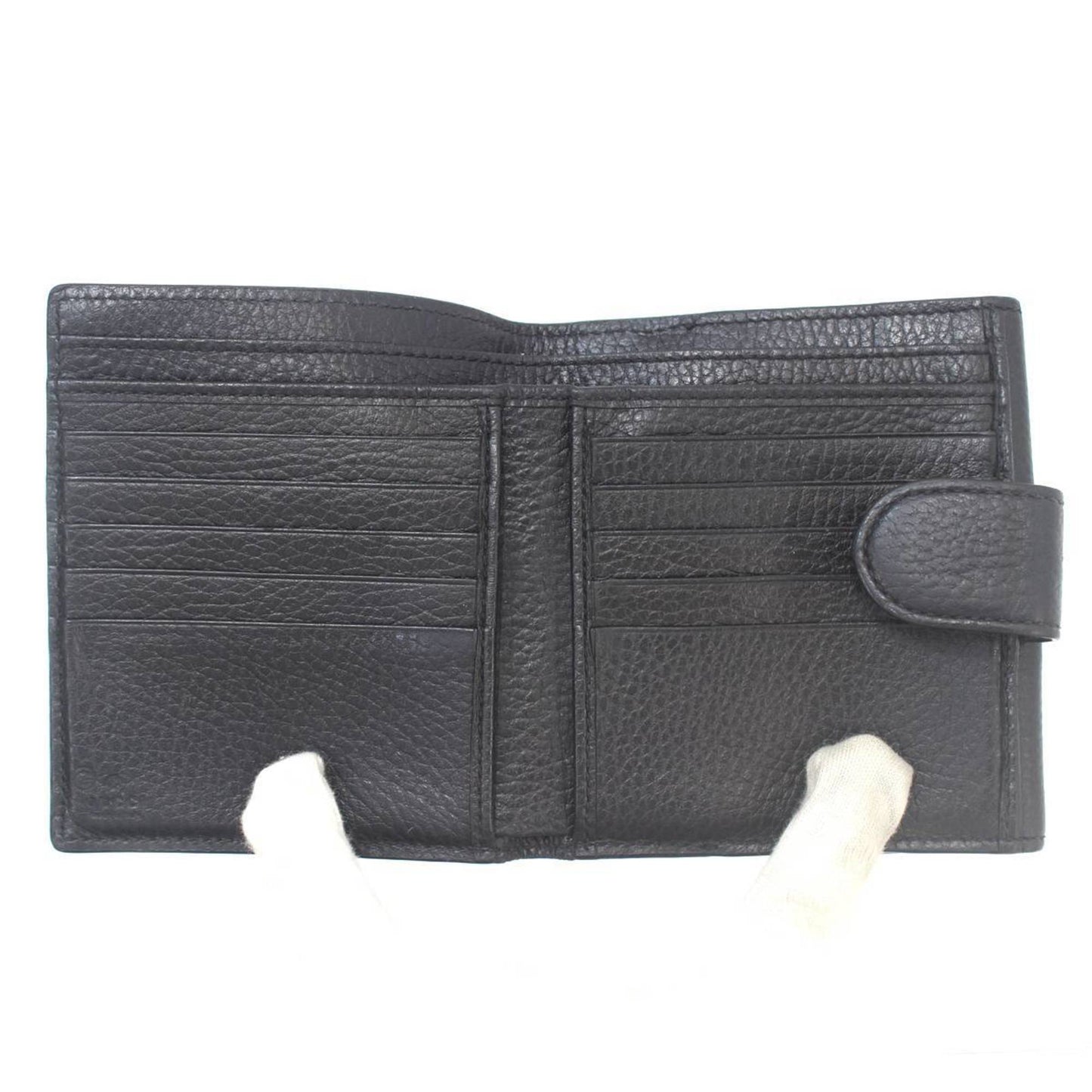 Gucci Black Leather Wallet (Bi-Fold)