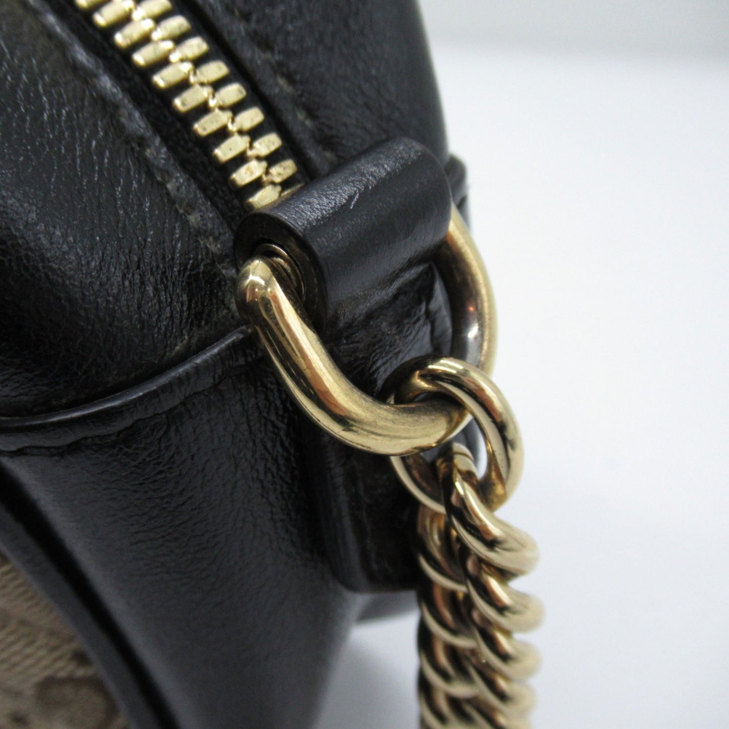Gucci Beige Leather Shoulder Bag