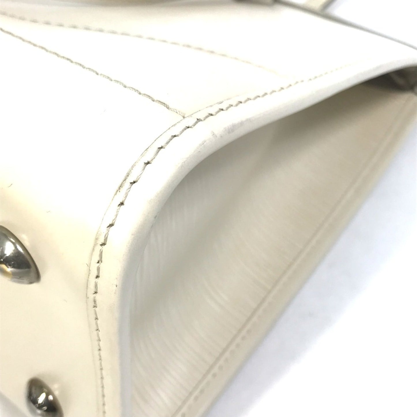 Louis Vuitton White Leather Shoulder Bag