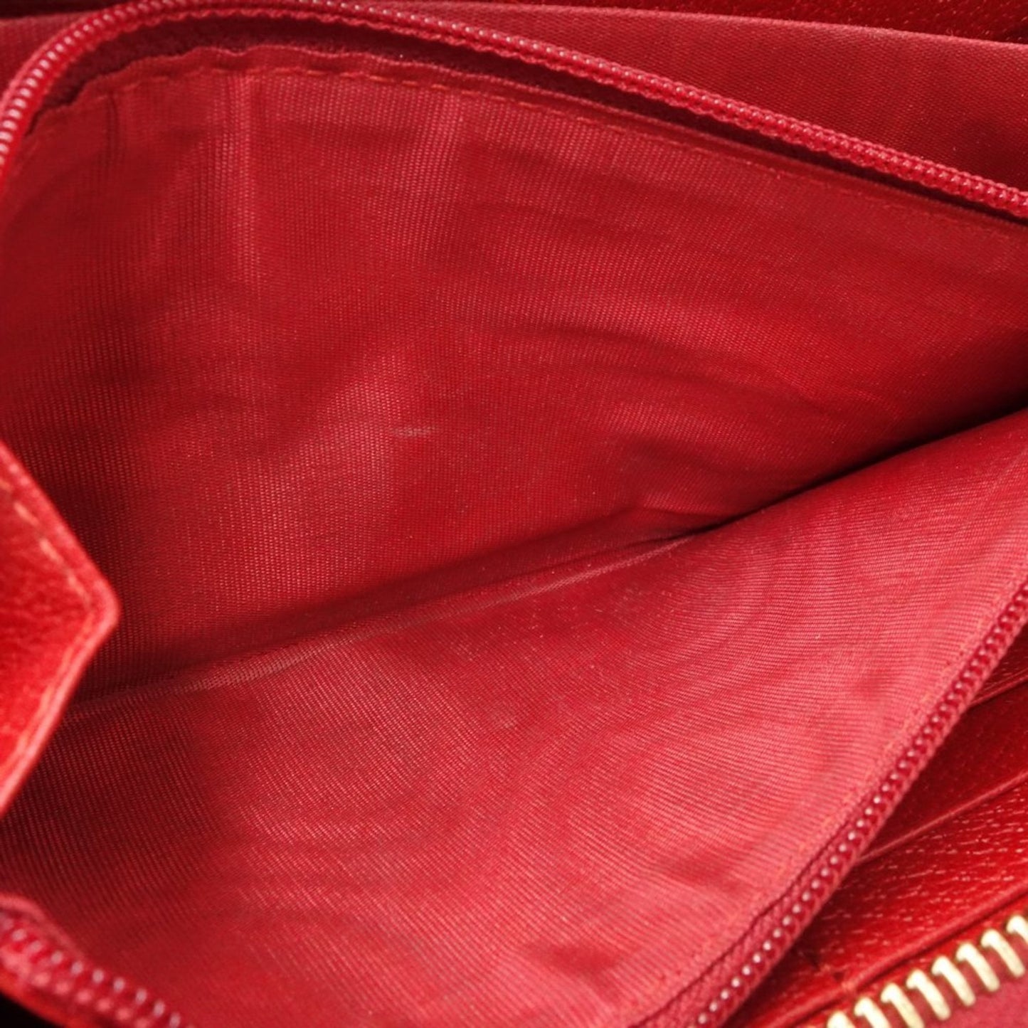 Gucci Blue Red Color White Canvas Leather Wallet (Bi-Fold)