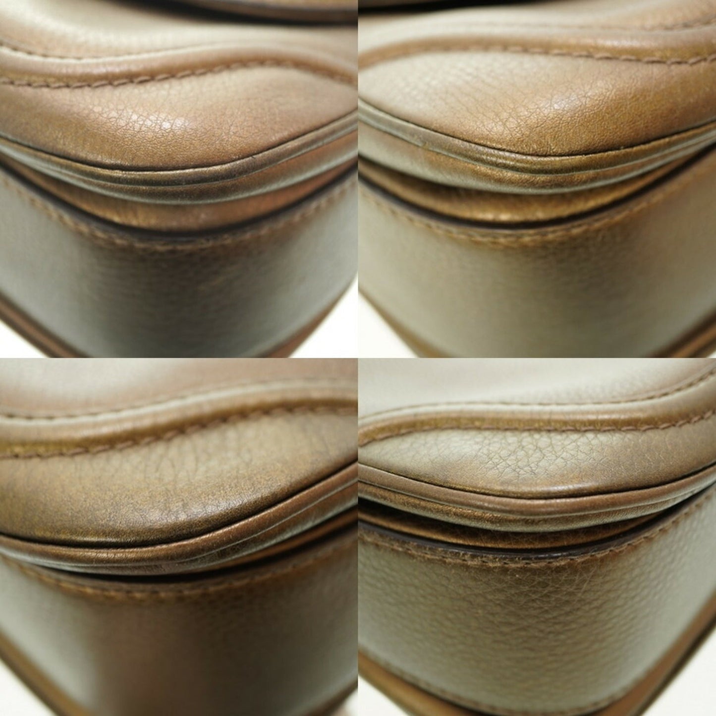 Gucci Gold Leather Handbag